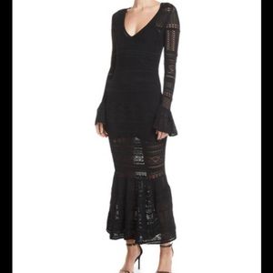 Alexis Darcie Knitted Long-Sleeve Dress